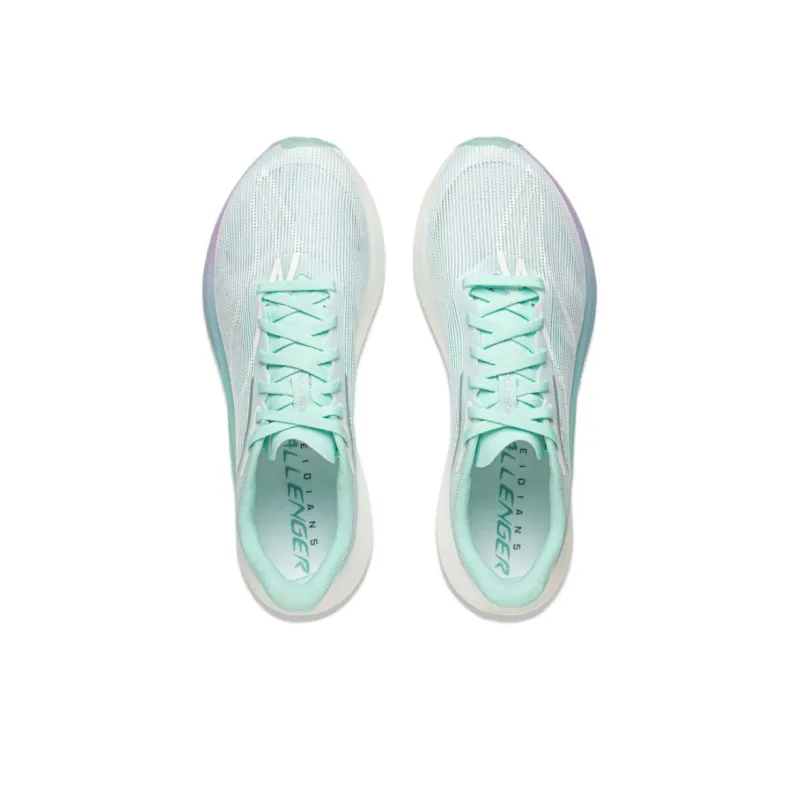 LiNing Flyer 5 Challenger Cushioning Slip Resistant Lightweight Rebound Low Top Running Shoes Women's Glacier Blue-3