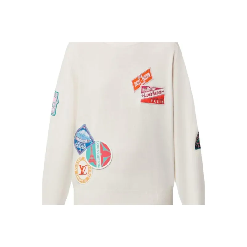 LOUIS VUITTON Travel Patch Cashmere Pullover-1