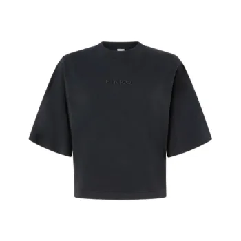 PINKO Niamey Wide Short Sleeved Boxy T Shirt