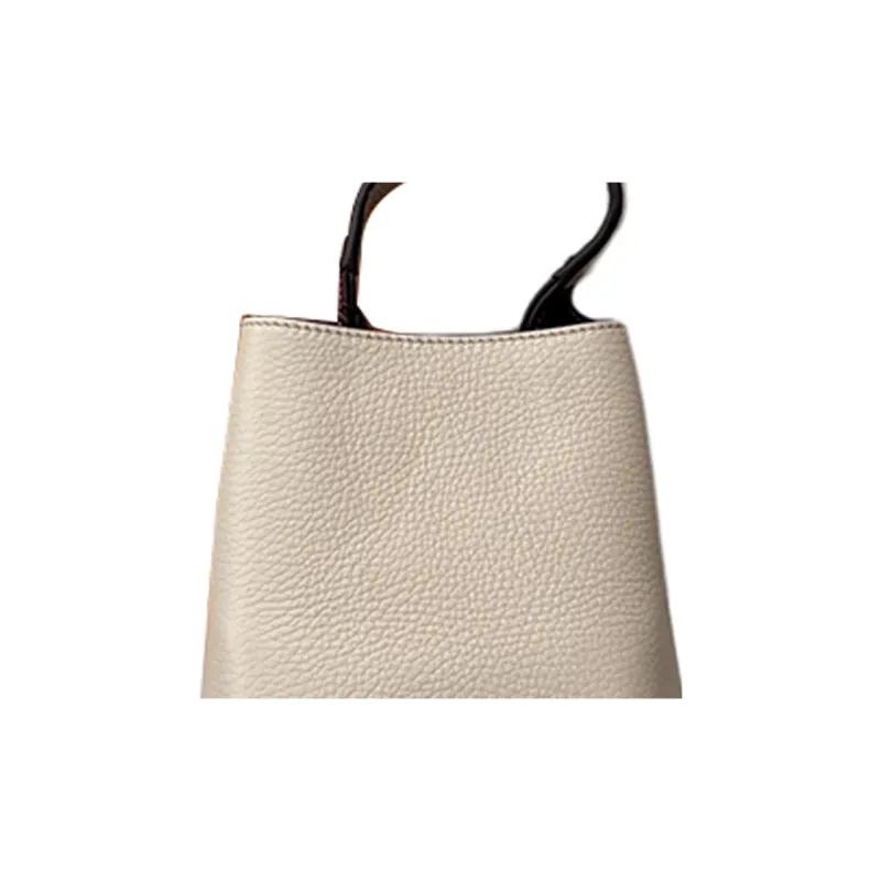 TOD'S Timeless Cow Leather Shoulder Bag, Handbag Mini Women's Greige-2