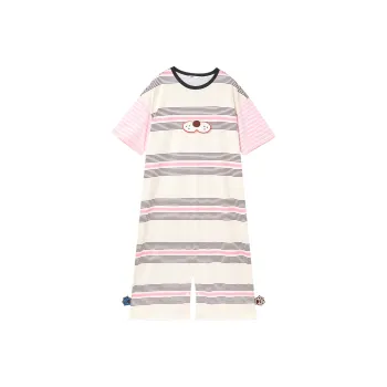 YSO Cool Cat Series Home Onesies Women's Pearl White