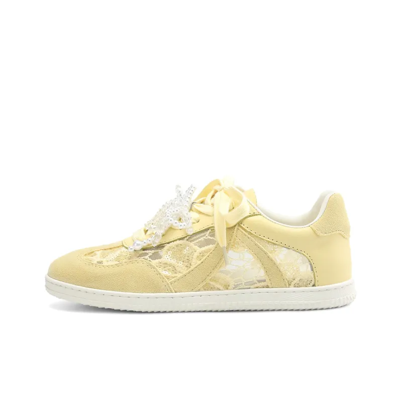 Rosa Bianca German Army Trainers Lightweight And Breathable Low Top Skateboard Shoes Women's-7