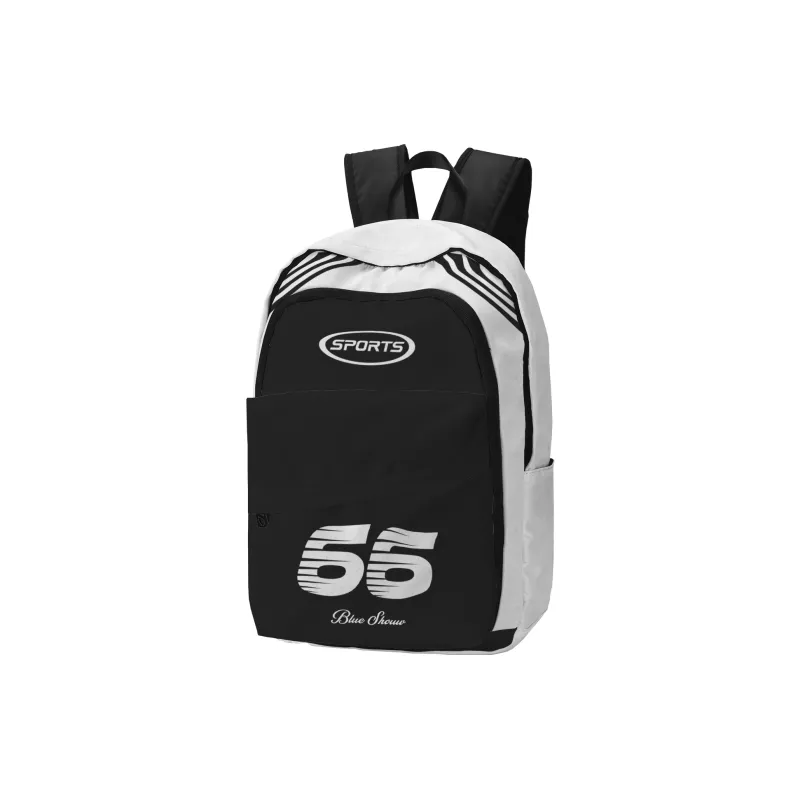 SRRW Polyester Backpack Unisex Black-1