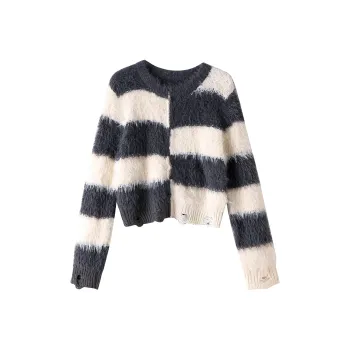ONNFB Knitwear Women's Multicolor Gray White