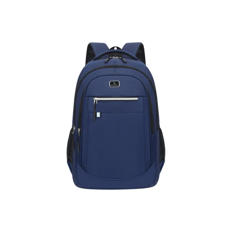H YXIANG Oxford Backpack Men's Black/Gray/Blue-5