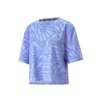 PUMA TRAIN FAV AOP T Shirt Women's Purple