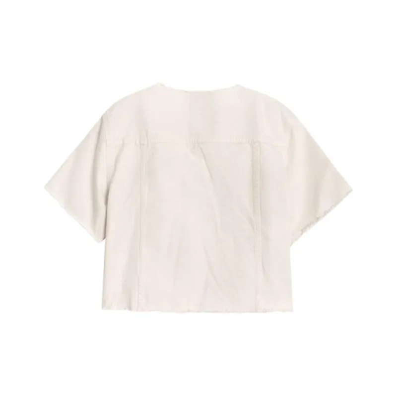 Fragment Denim Jacket Women's Ivory White-1