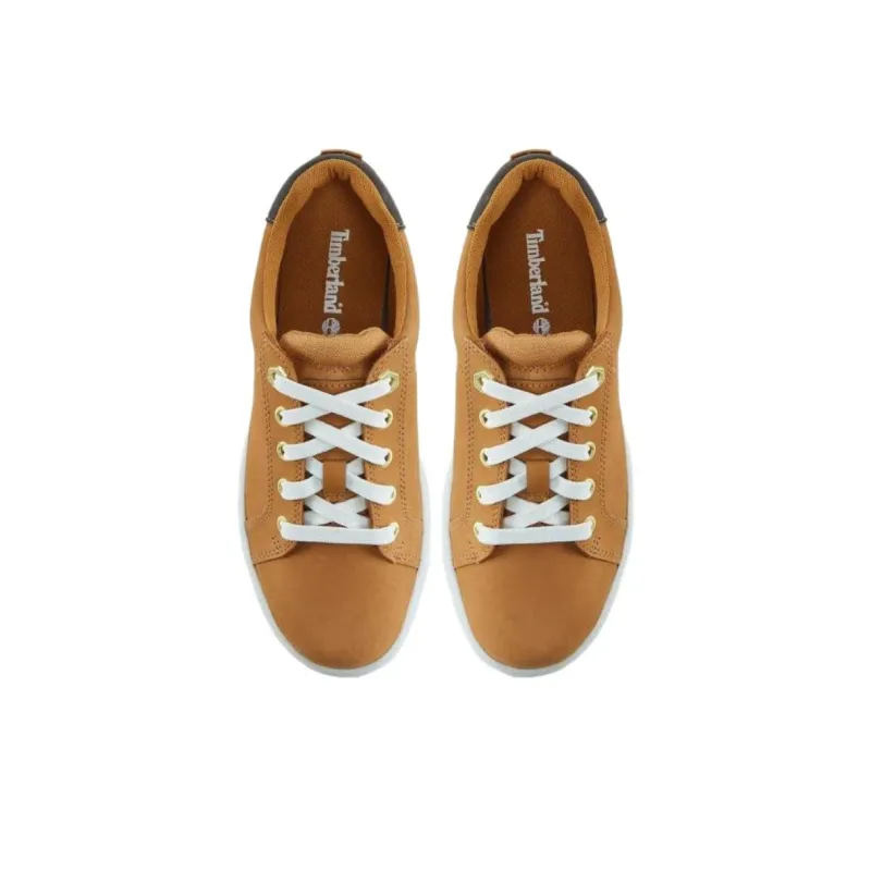 Timberland Laurel Court Anti Slip Wear Resistant Low Top Skateboard Shoes Women's Orange-2