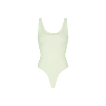 SKIMS ESSENTIAL SCOOP NECK BODYSUIT Bodysuits Women's Pistachio/Happy Fruit
