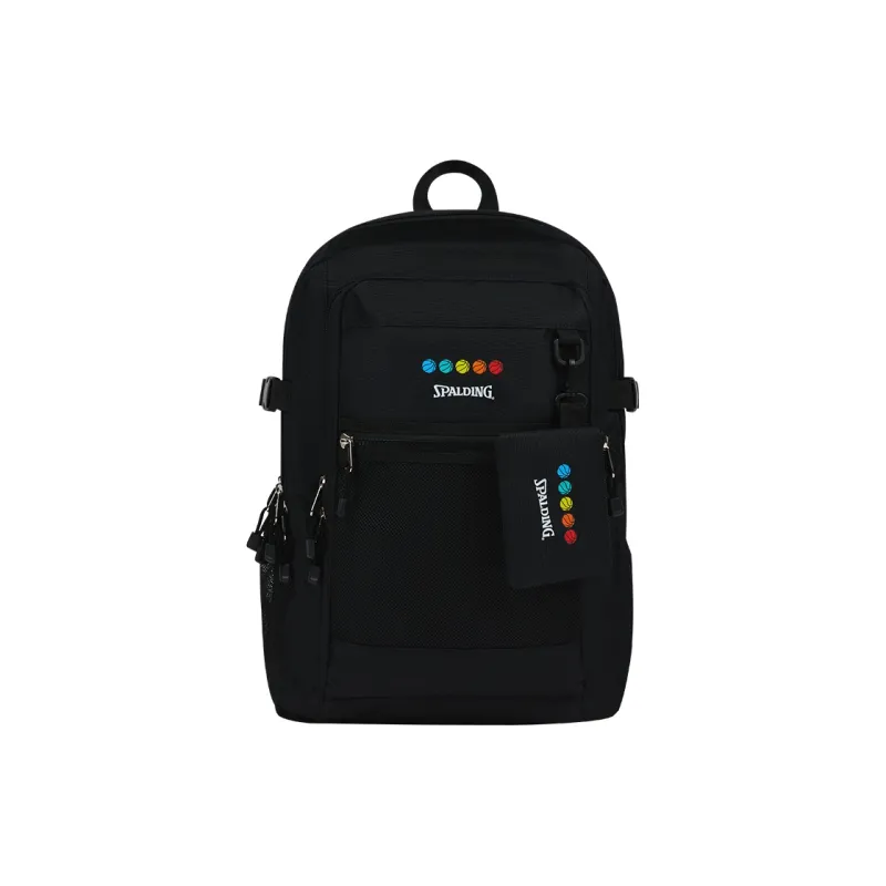 SPALDING Polyester Backpack Men's Black-0