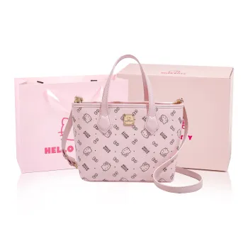 MESUCA Sanrio Hello Kitty Collaboration Kitty Series PU Handbag Women's Multicolor