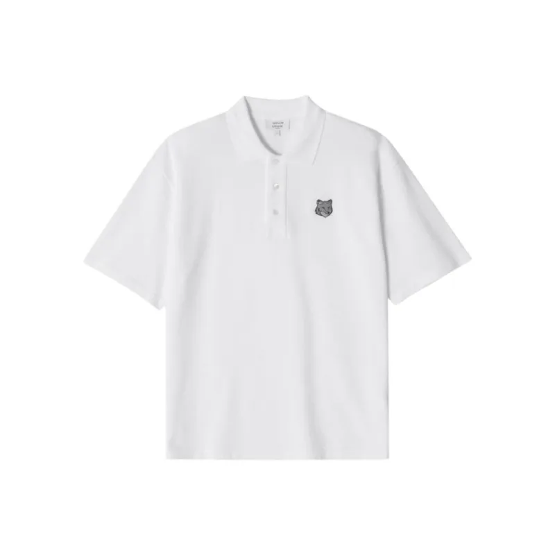 Maison Kitsuné Bold Fox Head patch Polo Shirt-0