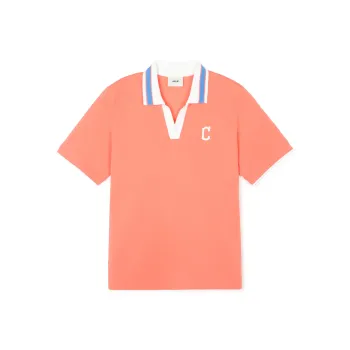 MLB Cleveland Guardians Polo Shirt Women's Coral
