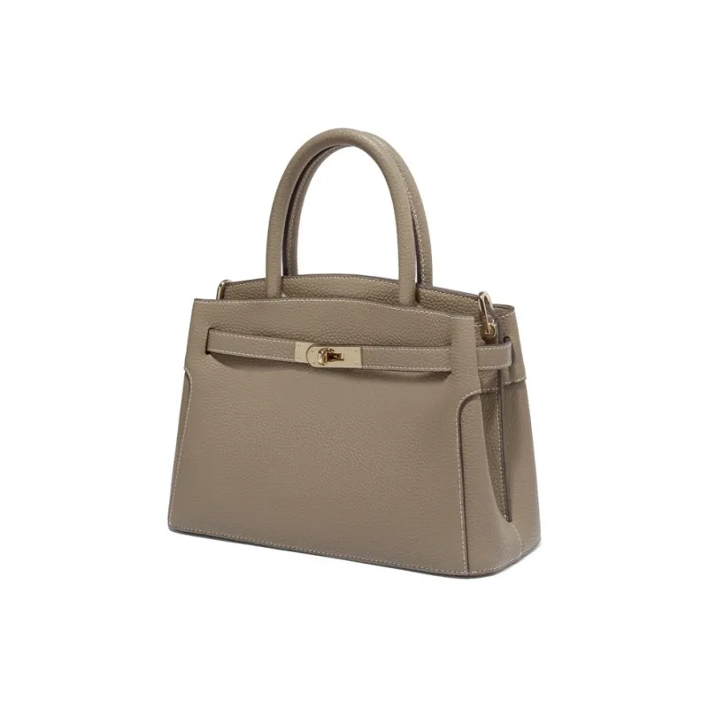 BELLE Cow Leather Handbag Medium Size Women's-1