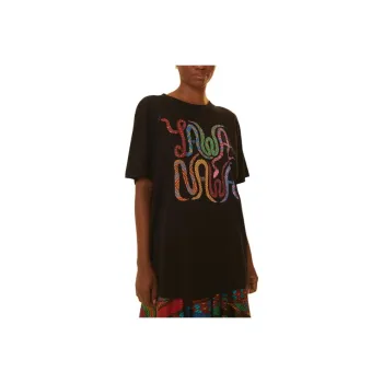 Farm Rio T-Shirts Women's Black