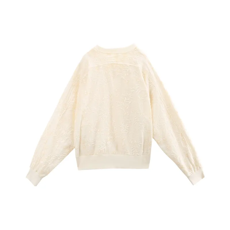 A Paradise For Awakening Cropped Coat Women's Beige Apricot-1