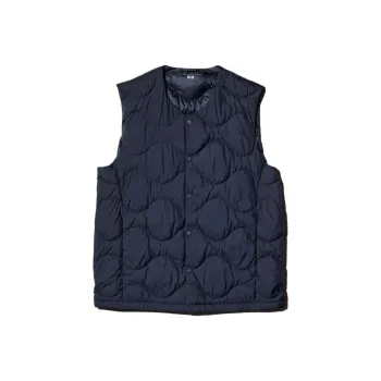UNIQLO Vests Unisex Navy Blue
