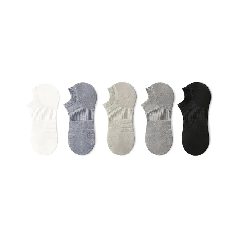 Primeet No Show Socks Men's 5 Pack-6