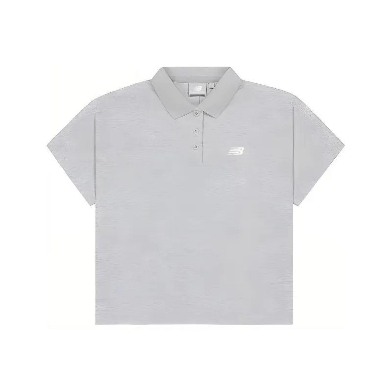 New Balance Polo Shirt Women's Gray-0