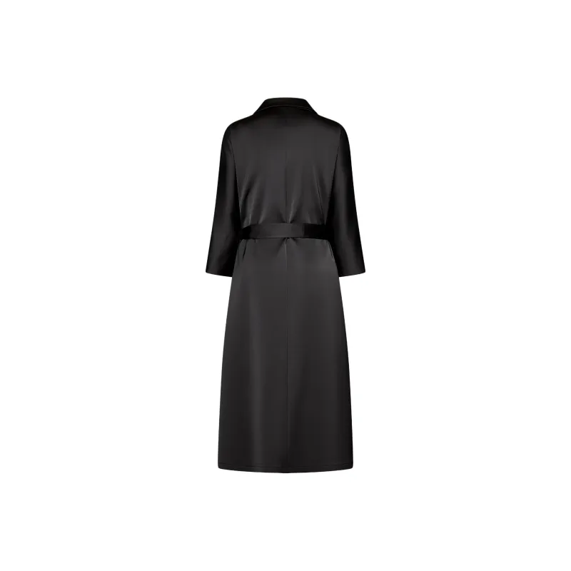 HERNO Satin Trench Coat-1