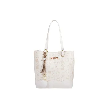 Miffy Pu Shoulder Bag Women's Ecru/Pink