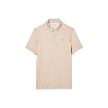LACOSTE Polo Shirts Men Beige