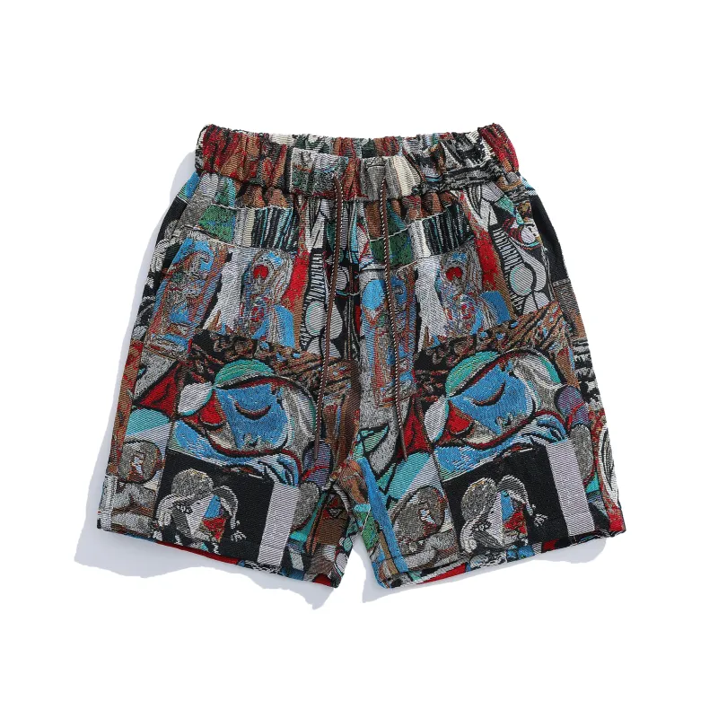 GSUE Casual Shorts Unisex Bangkok Yellow-16