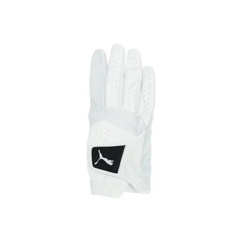 PUMA Polyester Sports Gloves Men's White