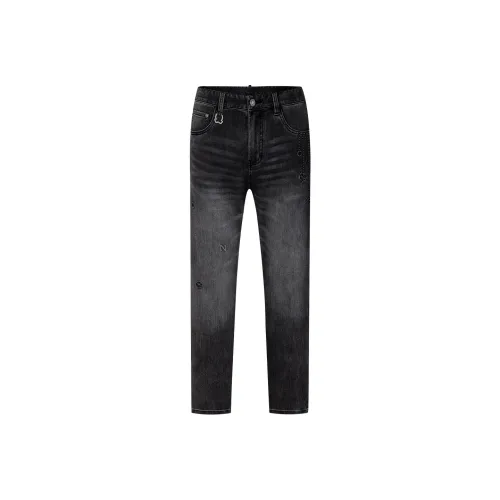 C'N'C New Order & Classics Series Jeans Men's Black Gray