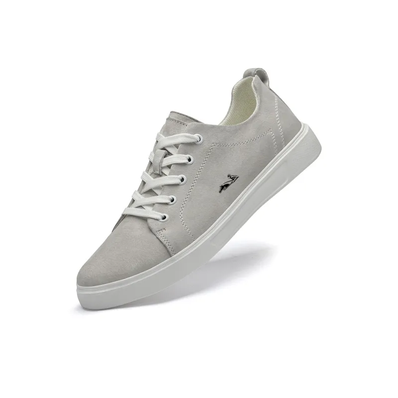 British Knights Slip Resistant Low Top Skateboard Shoes Men's Gray-7
