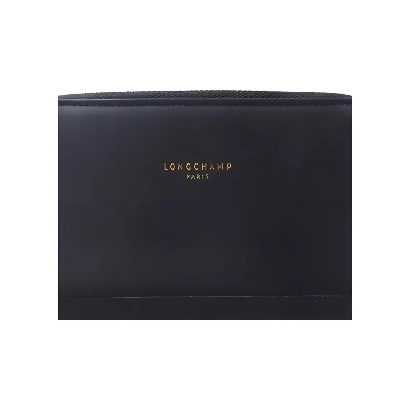 LONGCHAMP Smooth Calf Leather Wallet Unisex Marine Blue-3