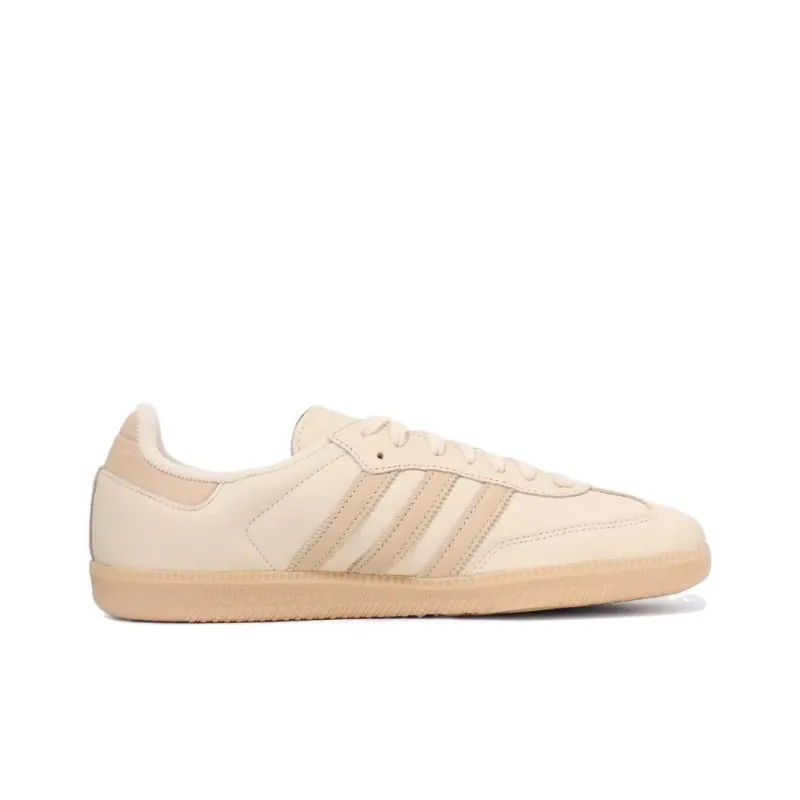 Adidas Originals SAMBA OG Low Top Skateboard Shoes Unisex Beige-1