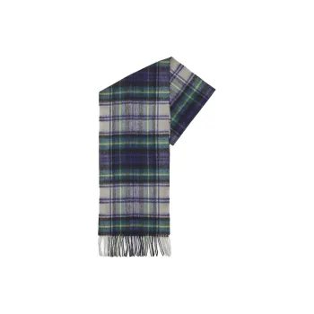 BARBOUR Lambswool Knit Scarves Unisex Multicolor