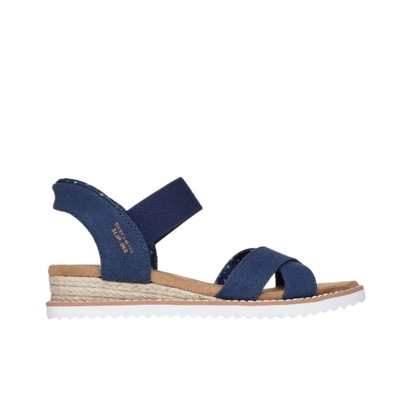 Skechers BOBS Desert Kiss Beach Sandals Women's Blue-1