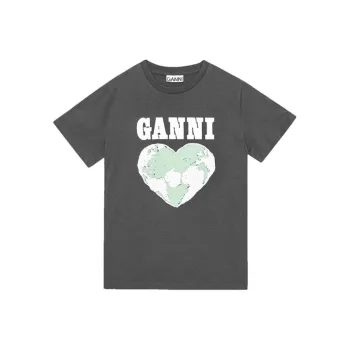 GANNI T Shirt Women's Volcano Gray