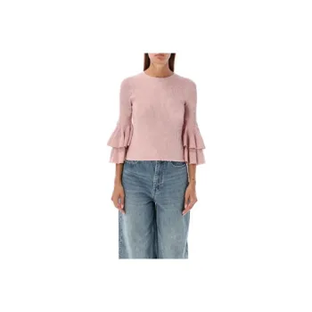 Zimmermann Illustration Tiered Ruffle Top