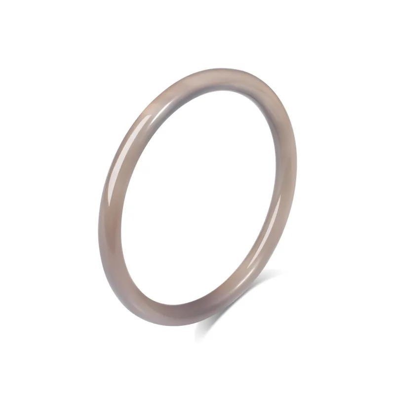 PUTUOSHANWENCHUANG Chalcedony Bangles Women's-0