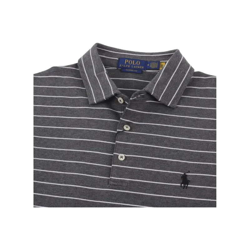 Polo Ralph Lauren SS25 Polo Shirt Men's Dark Gray-2