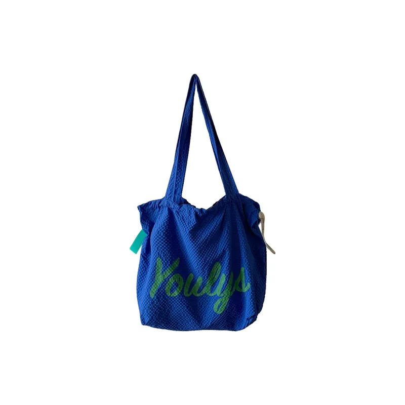 GOBLIN SHARKS 1759 Nylon Backpack Shoulder Bag Regular Unisex Charcoal Black/Blue/Yellow-7