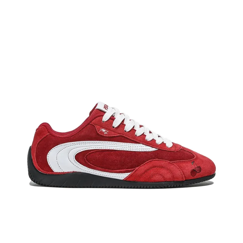 FERW Slip Resistant And Abrasion Resistant Coverage Low Top Casual Shoes Unisex China Red-2