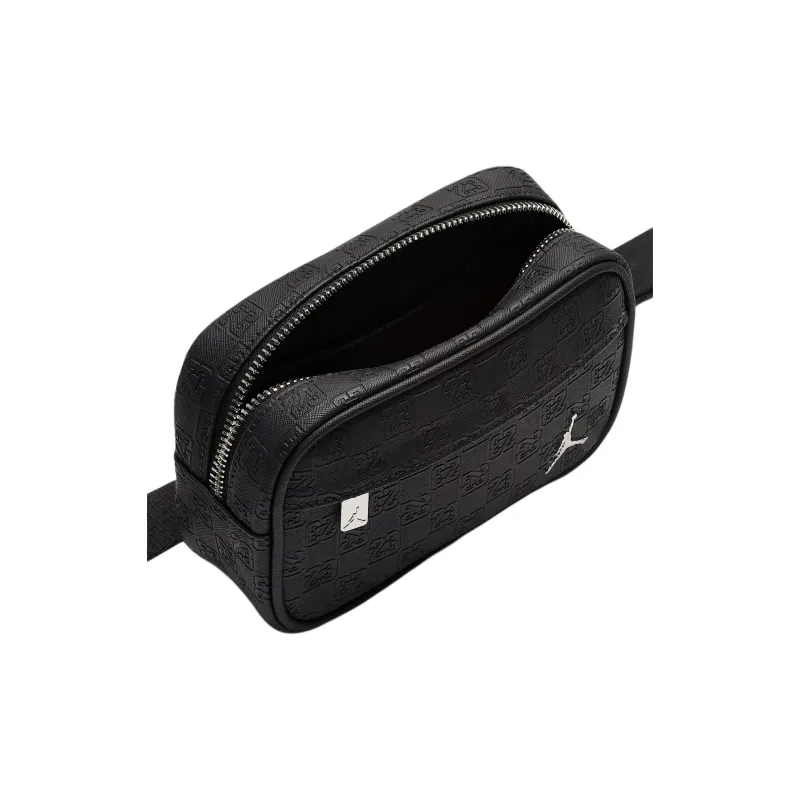 Jordan Polyurethane Camera Bag, Shoulder Bag, Crossbody Bag Men's Black-3