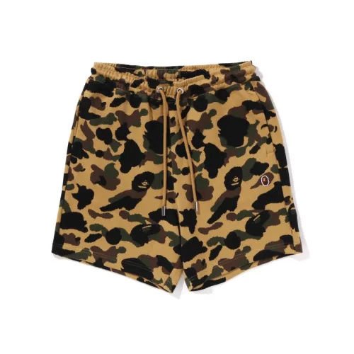 A BATHING APE 1st Camo Jacquard One Point Relaxed Fit Sweat Shorts