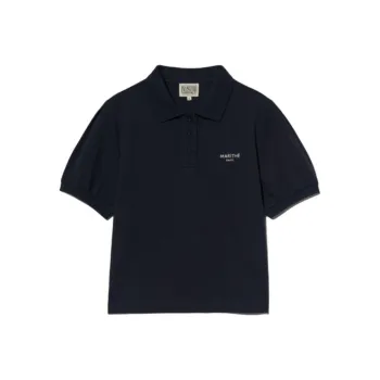 MARITHE FRANCOIS GIRBAUD Puff Sleeve T Shirt Women's Marine Blue