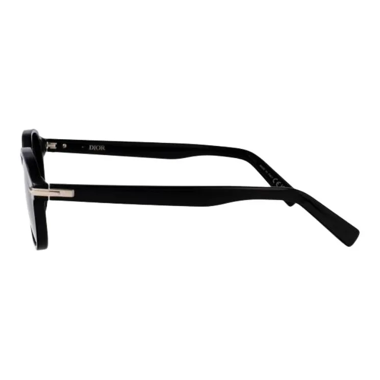 DIOR Acetate Round Sunglasses Unisex Black-2