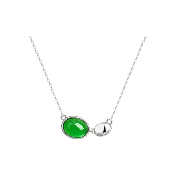FR Chalcedony Necklaces Women's