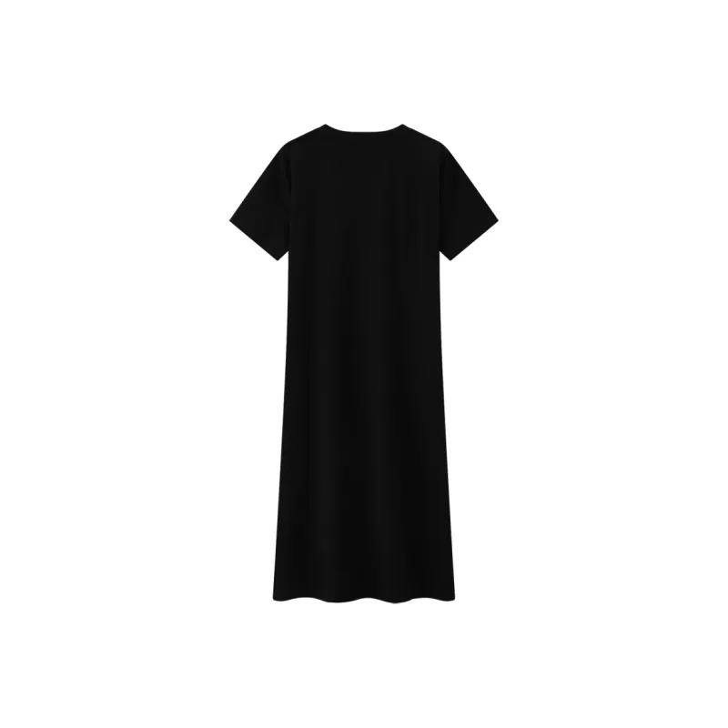 KUHNMARVIN Short Sleeved Dress Women's Black-1