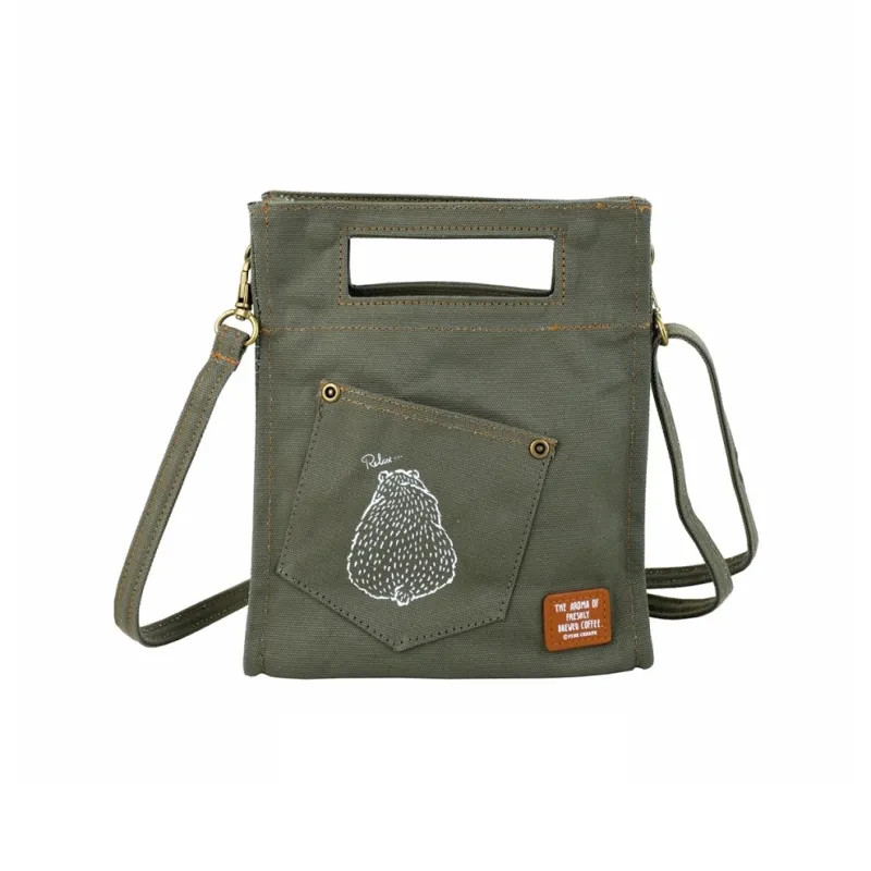 Hello Marche Canvas Bag, Handbag Regular Unisex Multicolor-6
