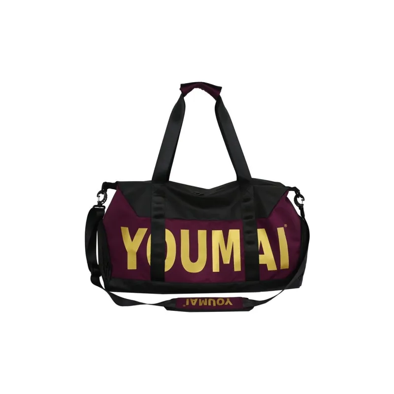 BUBM Nylon Fabric Travel Bag Unisex Black/Yellow/Purple/Pink/Khaki-12