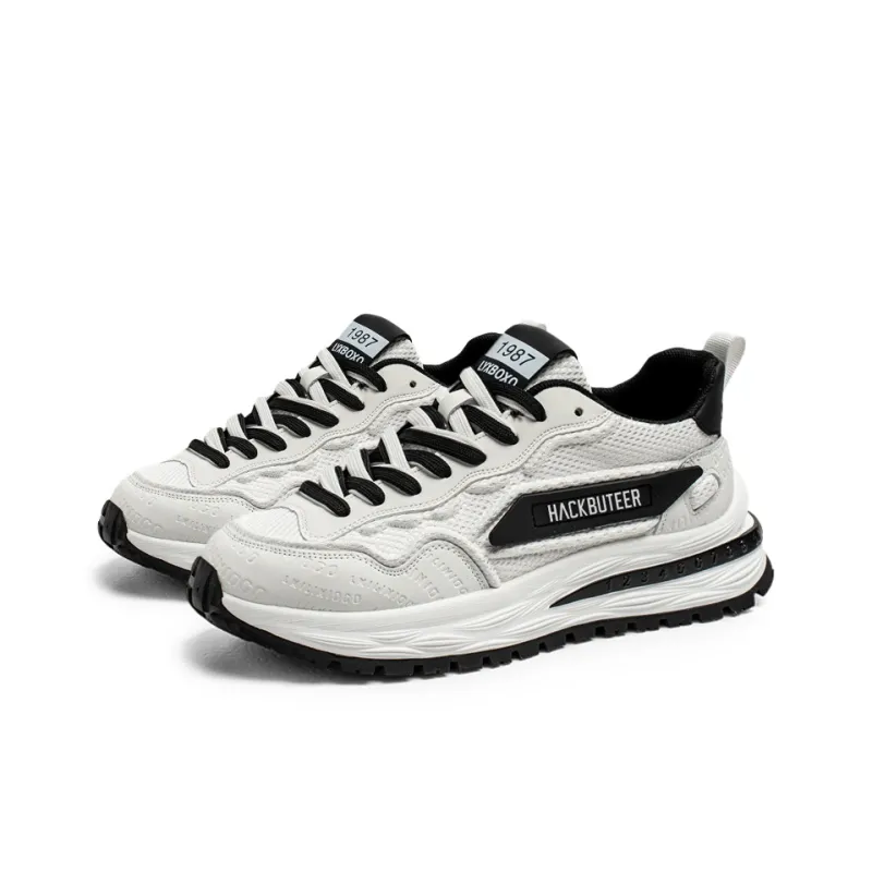 HACKBUTEER Low Top Chunky Sneakers Men's Box Included-9