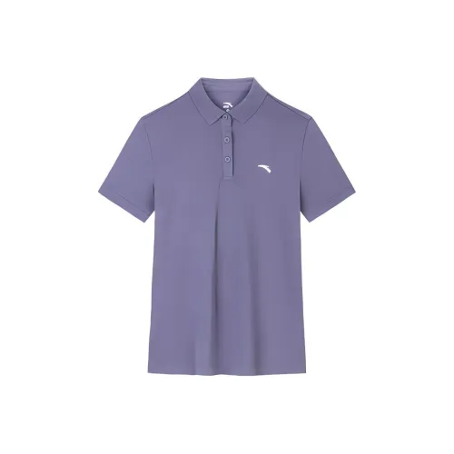 Anta Polo Shirt Women's Morandi Purple
